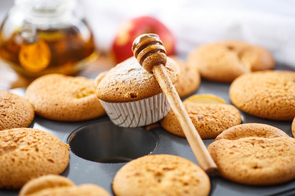 Butterless honey muffins: all the goodness of simplicity