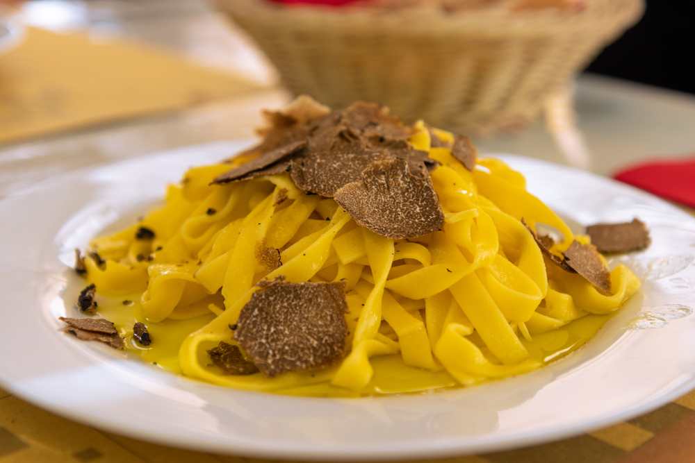 Truffle fettuccine: let's prepare them together!